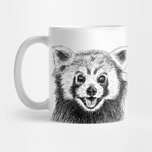 Red Panda Print Mug